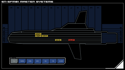 Above: Master Systems console panel showing a number of nodes with alert or alarm states (click for larger)